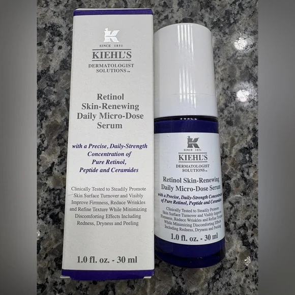 Kiehl’s Micro-Dose Anti-Aging Retinol Serum with Ceramides and Peptide